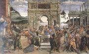 Sandro Botticelli Punishment of the Rebels Sweden oil painting artist